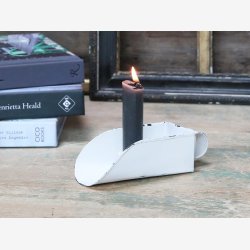 Lysestage Antique hvid til bedelys