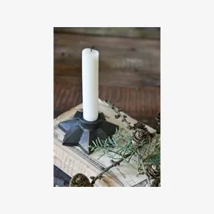 Lysestage stjerne, aluminium. 10 cm.