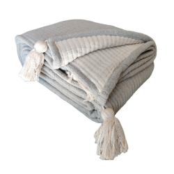 Marvin Plaid, lys gr. 120x150 cm