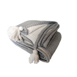 Marvin plaid. Mrk gr. 120x150 cm