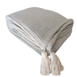 Marvin Plaid, lys gr. 120x150 cm