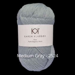 Fine Pure organic wool.  