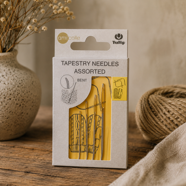 Tapestry n�le 4 stk. Ass m b�jet spids