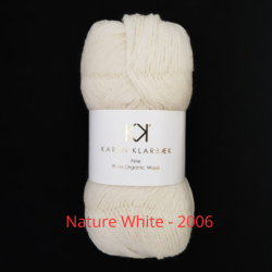 Fine Pure organic wool.  