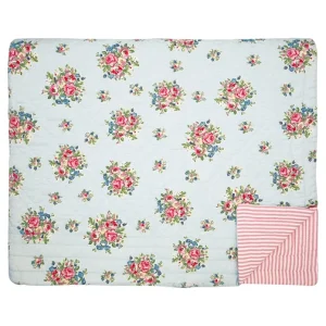GreenGate quilt Franka pale blue 140x220 cm.