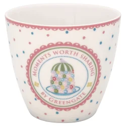 GreenGate Latte Cup Tenna White