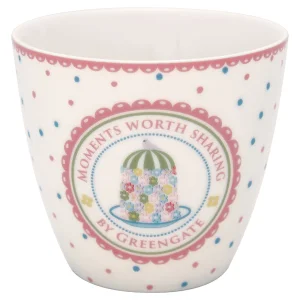 GreenGate Latte Cup Tenna White