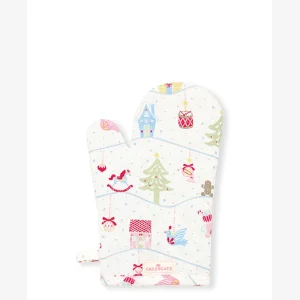 GreenGate Grillhandske Laura Christmas hvid