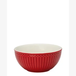 Cereal bowl Alice red 