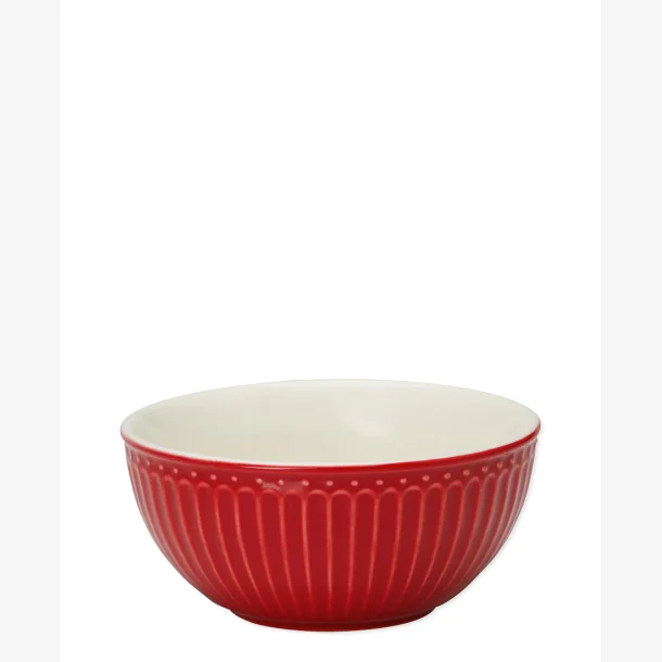 Cereal bowl Alice red 