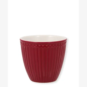 Latte cup Alice Clearet Red