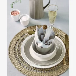 Frokost tallerken, Plate Alice warm gray