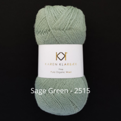 Fine Pure organic wool.  