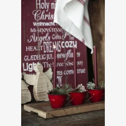 Trskilt jul 66x34,5 cm, rd