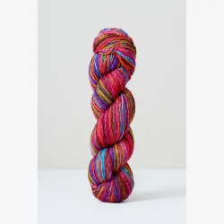Uneek Fingering h�ndfarvet garn. 100g fed