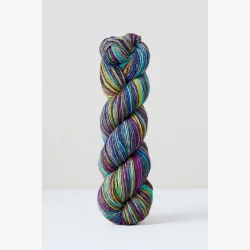 Uneek Fingering h�ndfarvet garn. 100g fed