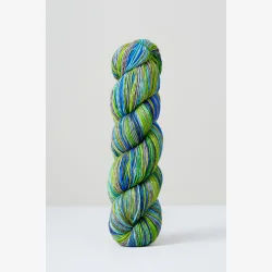 Uneek Fingering h�ndfarvet garn. 100g fed