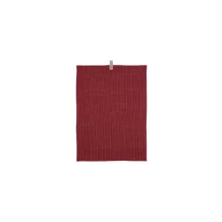 Rasmus Viskestykke, Rd med hvide tern. 100% bomuld