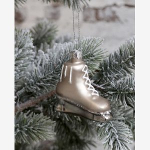 Chic Antique, skjte med glimmer til ophng, Mocca