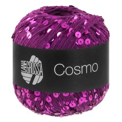 Lana Grossa Cosmo  Effektgarn med palietter og smukt glimt. 100g