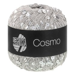 Lana Grossa Cosmo  Effektgarn med palietter og smukt glimt. 100g