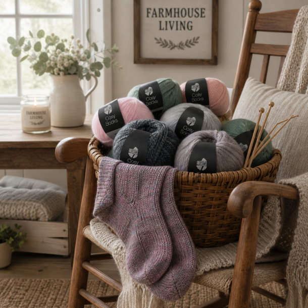 Cosy socks, str�mpegarn. 100g 