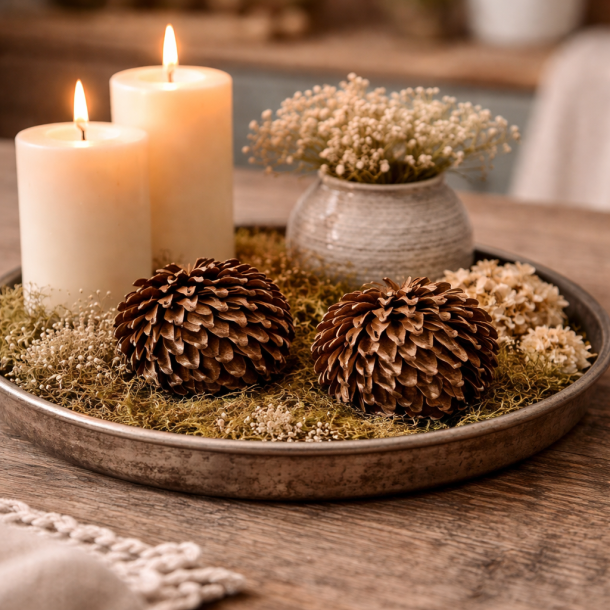 Dekorationsblomst med stilk i jern � rust