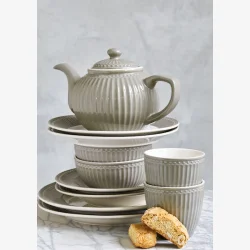 Latte cup Alice warm gray