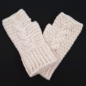 H�klede pulsvarmere med snoninger