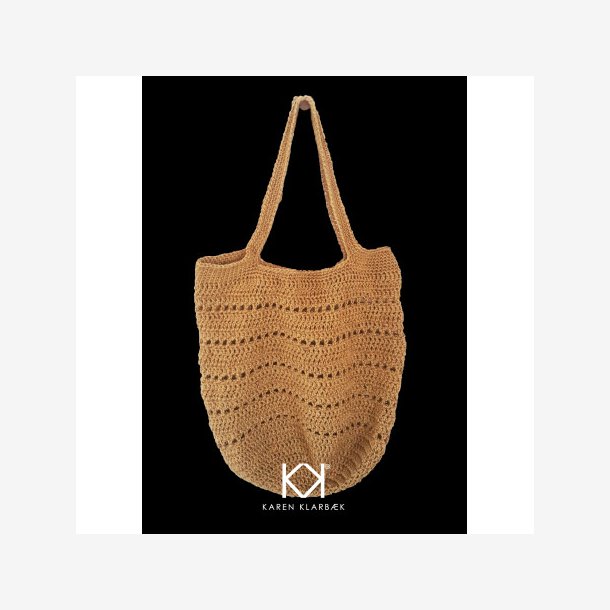 H�klet net med hulm�nster i Recycled Bottle Yarn 