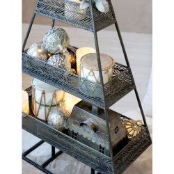 Kugle til ophng, H14,5/10 cm antique verte