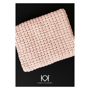 Opskrift p� strikket klud i halvpatent 