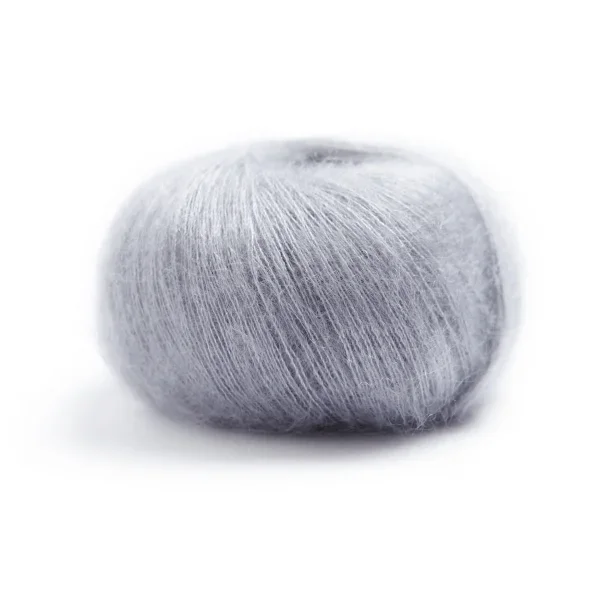 Premia silk-mohair, Silver gray, 25g