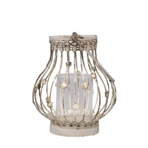 Lanterne med blomster