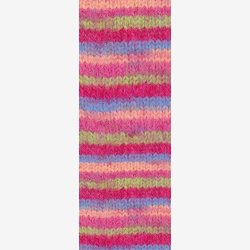 Cosy Socks multi stripes. 100g