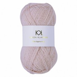 Kit til terasset�ppe i Pale Skin Pure organic wool, incl opskrift