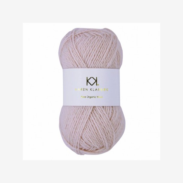 Kit til terasset�ppe i Pale Skin Pure organic wool, incl opskrift