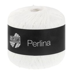 Lana Grossa Perlina – elegant effektgarn med fine perler. 50g