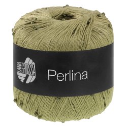 Lana Grossa Perlina – elegant effektgarn med fine perler. 50g