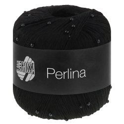 Lana Grossa Perlina – elegant effektgarn med fine perler. 50g