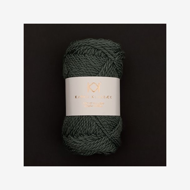 Recycled Bottle Yarn, Pine Green. 50g