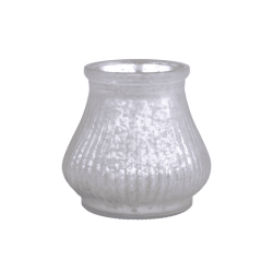 Chic Antique Fyrfadsstage, Antique hvid. H 10 cm