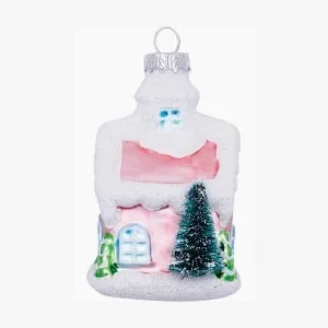 julekugle, hus, Lyserd