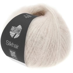 Silkhair fra Lana Grossa | Mohairgarn med silke | 25 g
