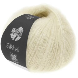 Silkhair fra Lana Grossa | Mohairgarn med silke | 25 g