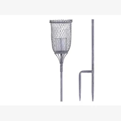 Chic Antique, Spyd til lys, med glas indsats. 