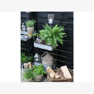 Chic Antique, Spyd til lys, med glas indsats. 