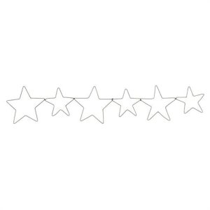 Stjerneguirlande m/ 5 stjerner