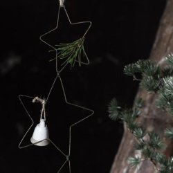 Stjerneguirlande m/ 5 stjerner