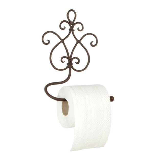 Toilet rulle holder, sort